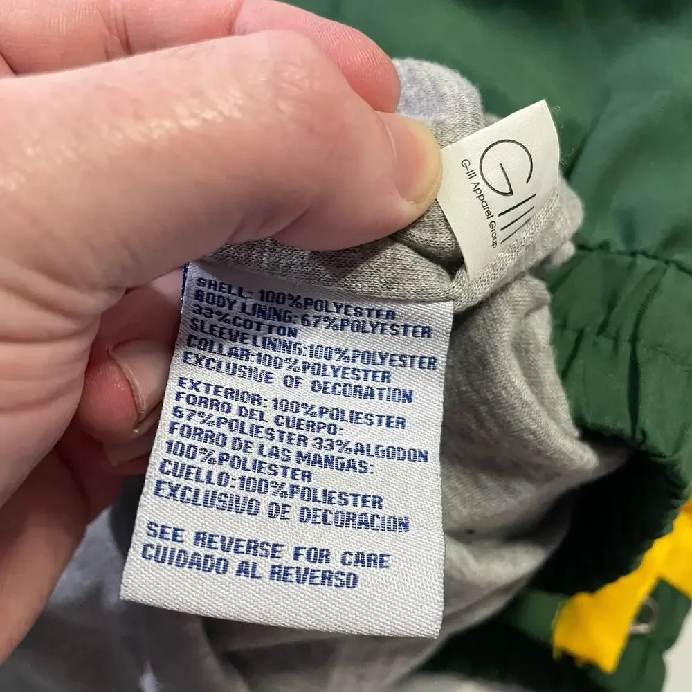 Vintage Green Bay Packers NFL Windbreaker Jacket G-III Pullover Mens XXL
